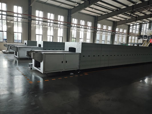 정밀 광학 유리 스트립 앙일링 오븐 망 벨트 유형