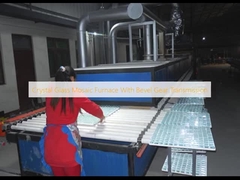 비벨 기어 전송과 함께 크리스탈 글래스 모자이크 오븐