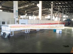 연속 생산 수평 유리 연출 오븐