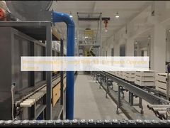 정밀 온도 조절 롤러 오븐 연속 작동 오븐