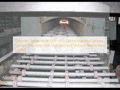 일반 온도 1000-1800 섭씨 산업용 세라믹 가마, 열처리 및 균일한 온도 제어 제공